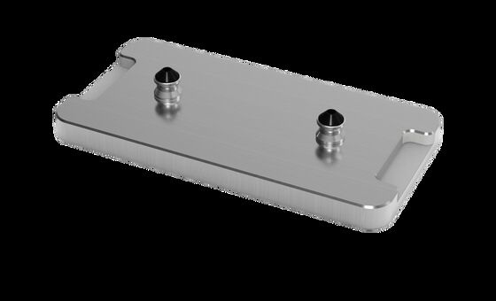Precision Quick-Change Fixture Locating Plate With Dual Alignment Pins For CNC Workholding
