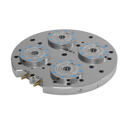 4 Module Zero Point Clamping System Round Pneumatic Base Plate Mounting System