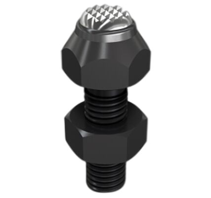 Swiveling Jack Screw Adjustable Form Flattened Ball Locknut Fixture Parts HRC 28