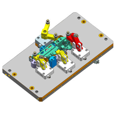 Compact Manual Hold Down Fixture Clamps OEM Fixture Clamps Cnc