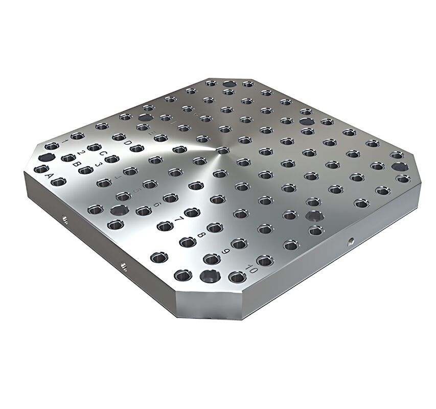 M12 M16 Gridded Fixture Plate Modular Clamping Plate Subplate Grid Holes