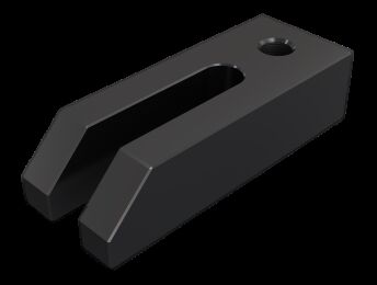 Precision Tapped Strap Clamp for Heavy Duty CNC Machining Milling Applications