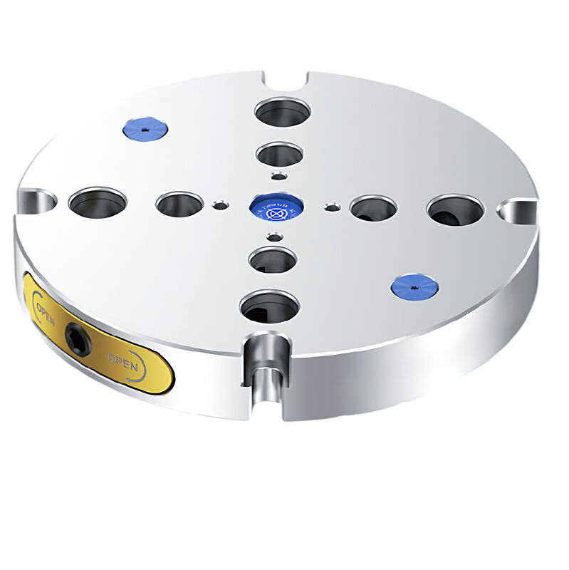 Round Quick Change Fixture Clamps Fast Changeover Zero Point Clamping Plate