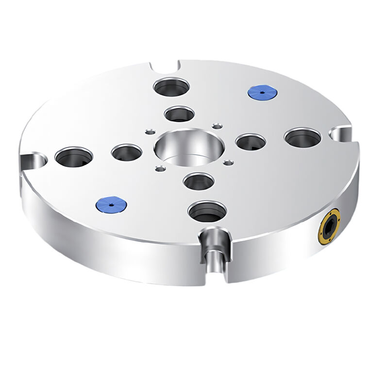 6.4kg Vices Quick Change Fixture Clamps 20KN Zero Point Clamping Micron Level