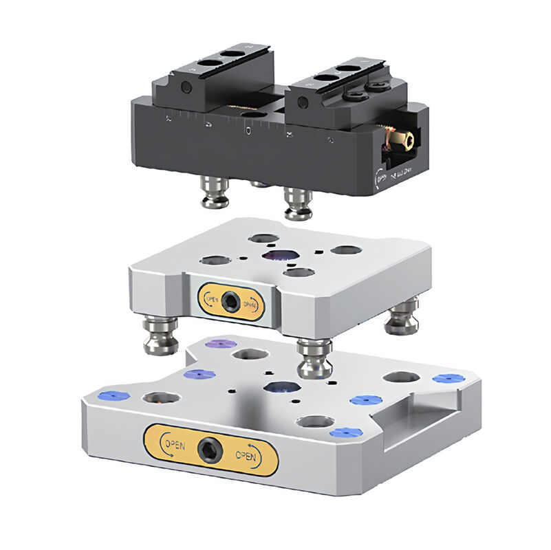 14KN 2.6kg Self Centering Drill Vise CNC Workpieces Precision Self Centering Vise