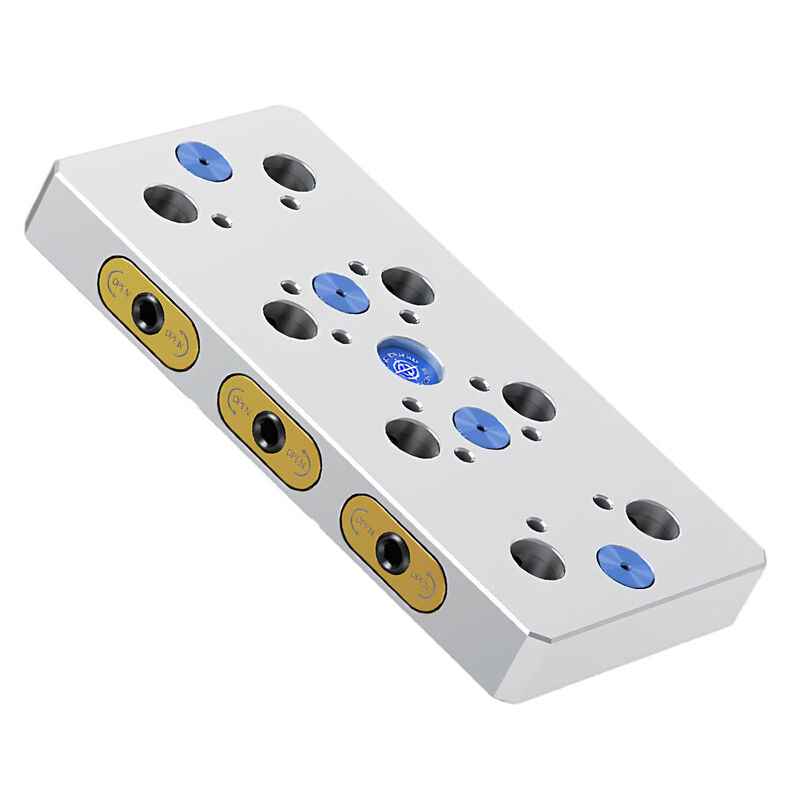 Workholding Hydraulic Clamping Device 5 Axis Vices Zero Point Clamping Fixture