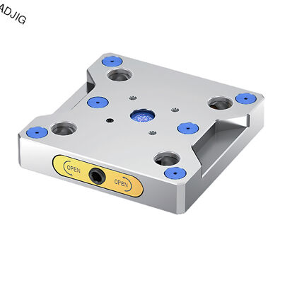 Zero Point Quick Change Fixture Clamps CNC Base Plate For 5 Axis Vices